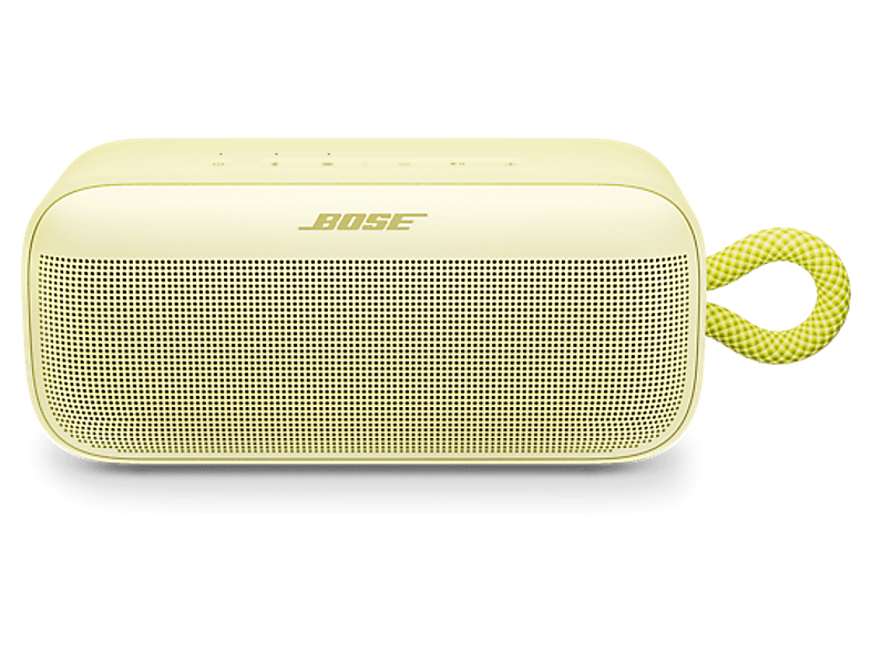 Nešiojama garso kolonėlė Bose SoundLink Plus Portable, geltonos spalvos