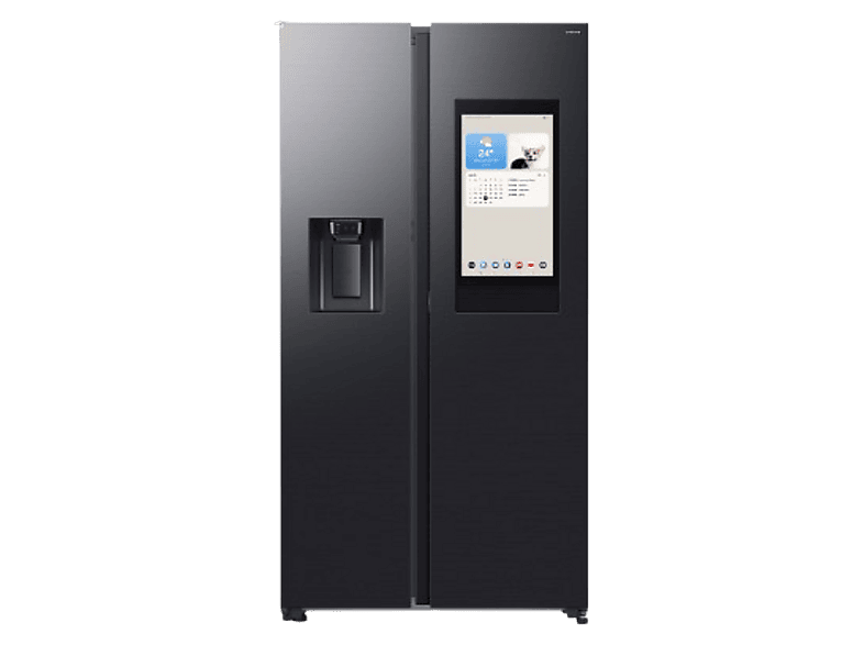 REACONDICIONADO Seminuevo Muy bueno Frigorífico americano - Samsung Family Hub Bespoke AI RS90F66BEFEF, Twin Cooling, 178.4cm, 614l, Disp agua/hielo