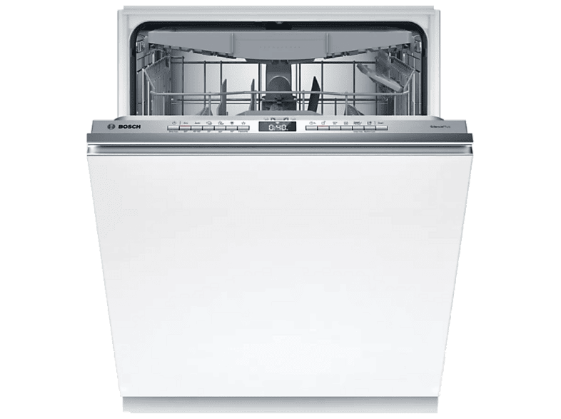 Lavavajillas integrable - Bosch SMV4ECX28E,Serie 4, 14 servicios, 6 programas, 60 cm, Home Connect, Silence Plus, Inox Panelable