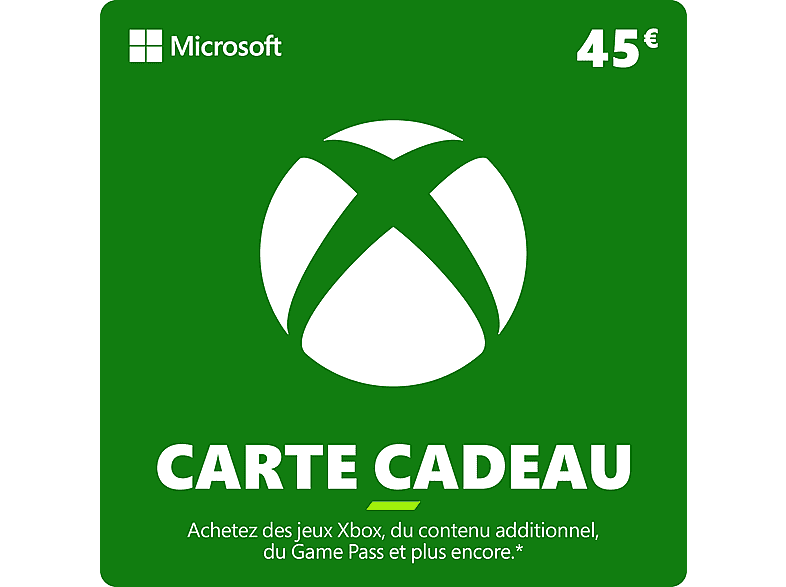 Microsoft Digitale Cadeaukaart - 45€