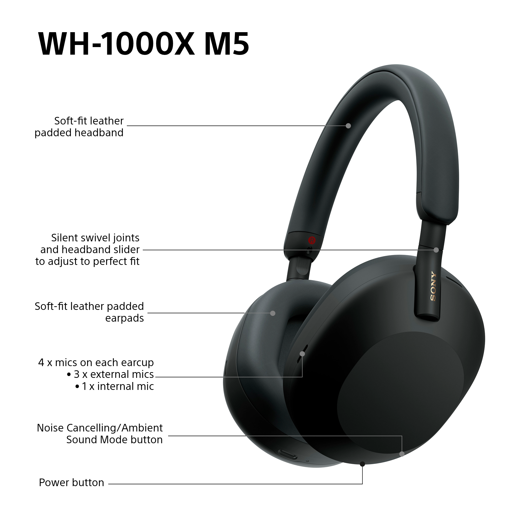 【極美品】SONY WH-1000XM5 ソニー WH-1000XM5 ワイヤレスノイズキャンセリングステレオヘッドホン