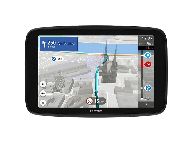 GPS - TomTom GO Navigator 7, 7", Pantalla Táctil, 32 GB Almacenamiento, Negro