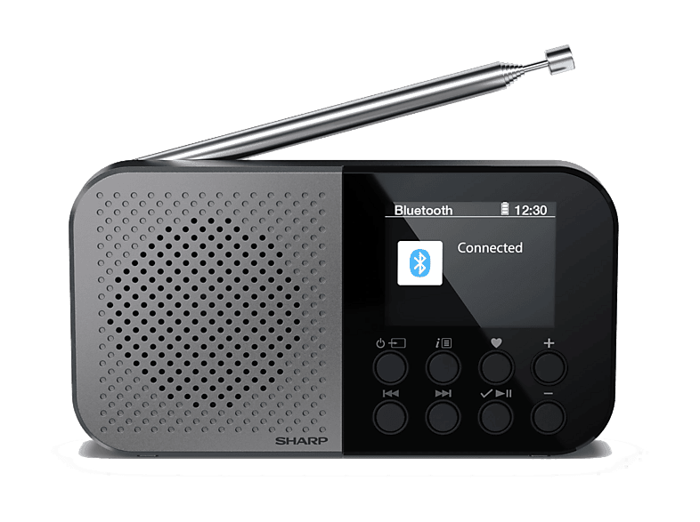 Sharp Osaka DR-P520(GY) Radio FM DAB+ Bluetooth Szary
