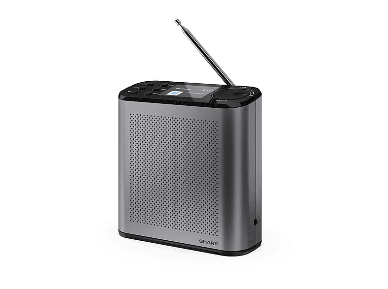 Radio SHARP DR-P530 Cyfrowe Przenośne Szary – zdjęcie 3