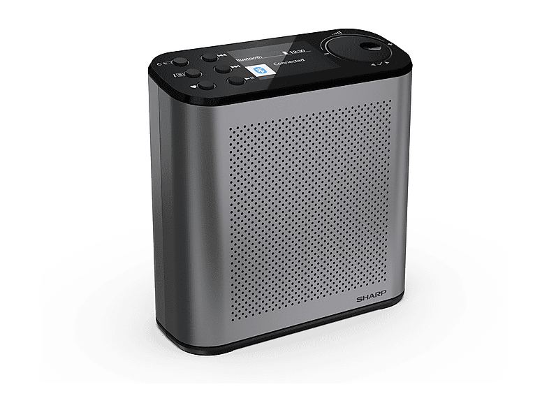 Radio SHARP DR-P530 Cyfrowe Przenośne Szary – zdjęcie 2