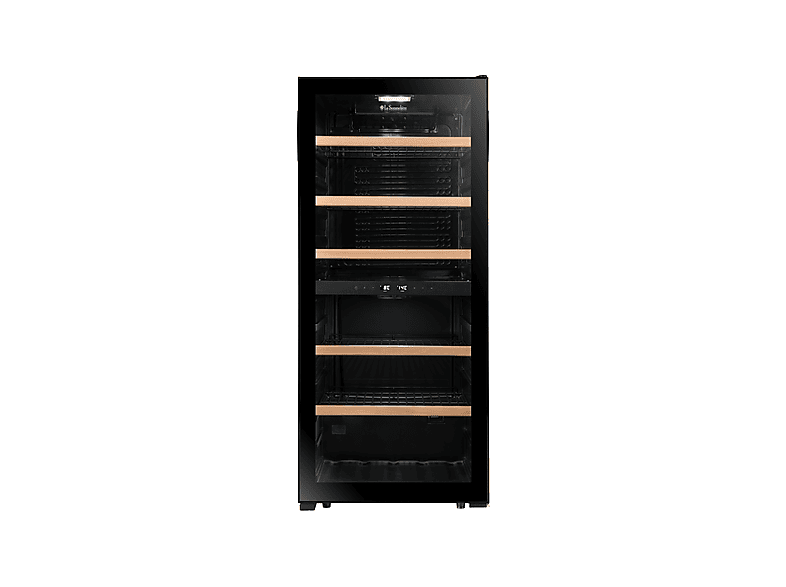 La Sommelière LS102DZblack- 2 Temperaturzonen Weinkühlschrank (233 l, 157 kWh, EEK: G, Schwarz, Anzahl Flaschen: 102) — Foto 2 von 5