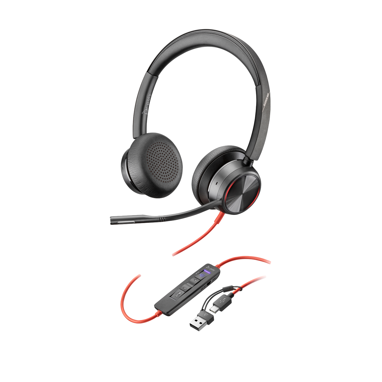 Poly Blackwire 8225 - Usb Type-c/type-c Ms Teams Koptelefoon