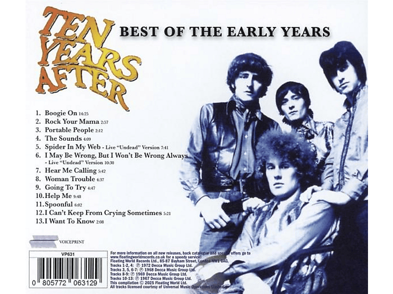 Ten Years After - Best Of The Early Years [CD] — Foto 2 von 2