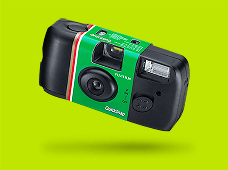 Aparat jednorazowy FUJIFILM QuickSnap Czarny – zdjęcie 2