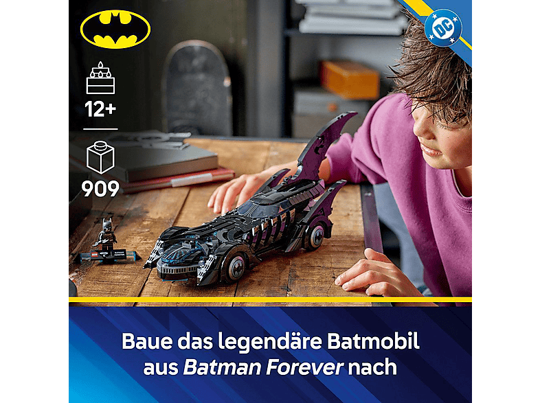Thumbnail - LEGO 76304 Super Heroes Batman Forever Batmobil Bausatz, Mehrfarbig