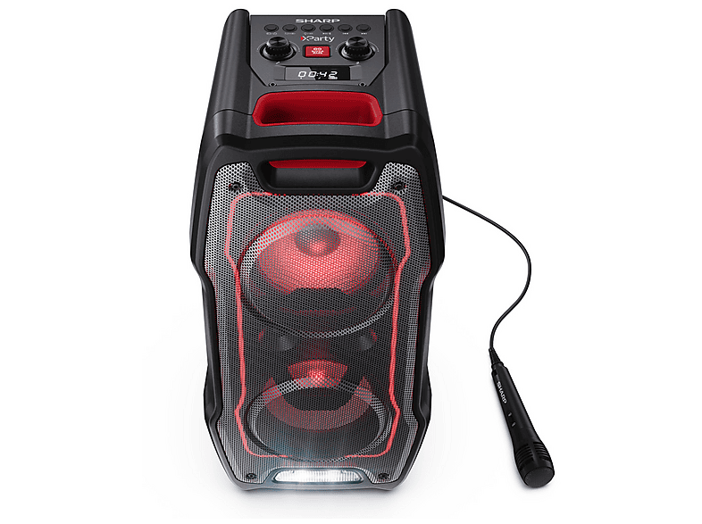 Power Audio SHARP PS-932, 180W, Bluetooth, Bateria 13 godzin,  Mikrofon w zestawie, IPX4, Tryb super bass – zdjęcie 3