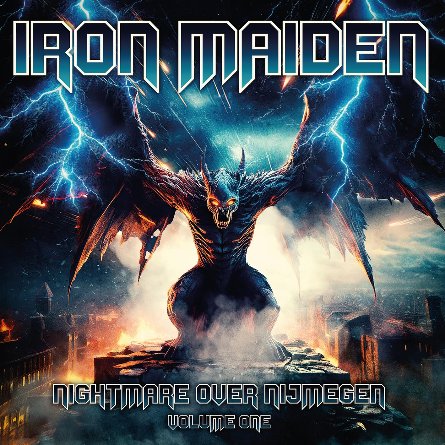 Iron Maiden - Nightmare Over Nijmegen Volume One (Red & White Splatter Vinyl) (Vinyl LP (nagylemez))