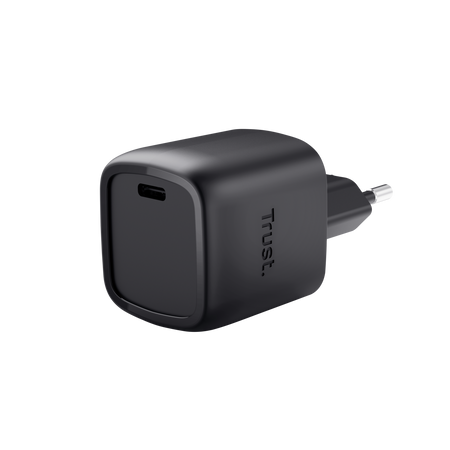 TRUST Maxo 65W PD hálózati töltő USB-C csatlakozás, fekete (25805)