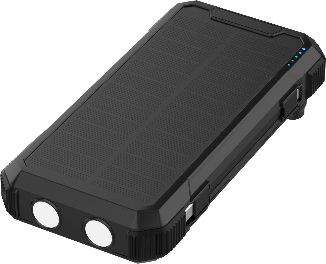 CELLECT solar powerbank, 20000mAh, fekete (PBANK-SP6-BK)