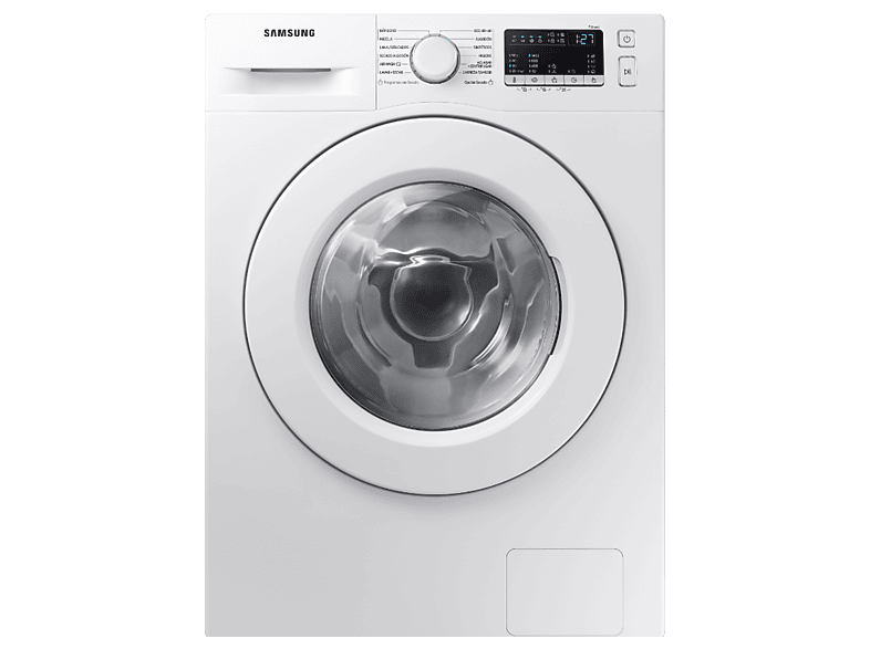 Lavadora secadora - Samsung WD80T4046EE/EC, 8 kg/5 kg, 1400 rpm, EcoBubble™, Programas de vapor, Blanco
