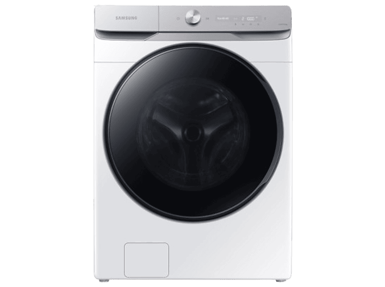 Lavadora carga frontal - Samsung WF20DG8650BWU3, 20 kg, 1100rpm, programas, Blanco
