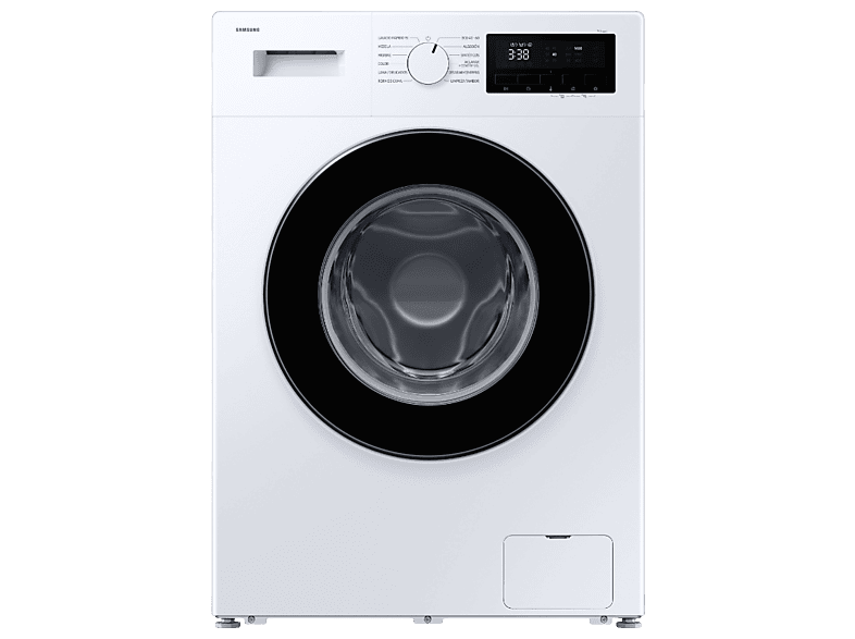 Lavadora carga frontal - Samsung WW80FG3M05AWEC, 8 kg, 1400 rpm, 12 programas, Motor Digital Inverter, Clase A, Blanco