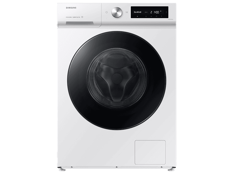 Lavadora carga frontal - Samsung WW11DB7B34GWU3, 11 kg, 1400 rpm, AI EcoBubble™, Función WiFi con SmartThings™, Blanco