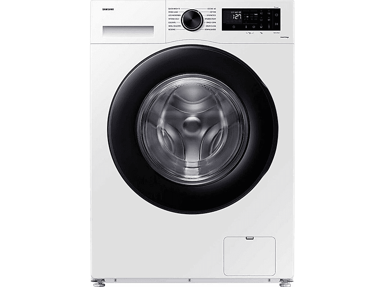 REACONDICIONADO Seminuevo Bueno Lavadora carga frontal - Samsung WW90CGC04DAEEC, 9 kg, 1400 rpm, EcoBubble™, Función WiFi con SmartThings, Blanco