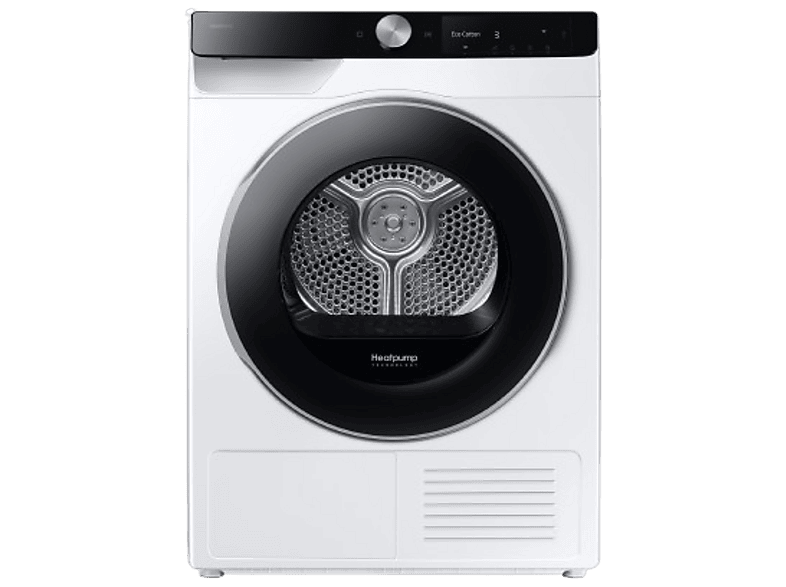 Secadora bomba de calor - Samsung Bespoke AI DV90DB7845GEU3, 9 kg, 18 programas, QuickDrive™, Clase A, Blanco