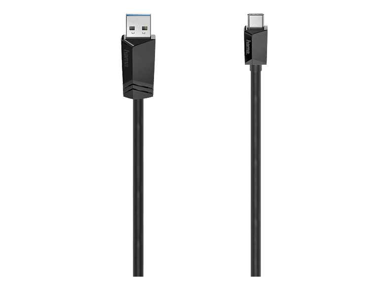 HAMA 200650 USB-C-Kabel 25cm, Schwarz