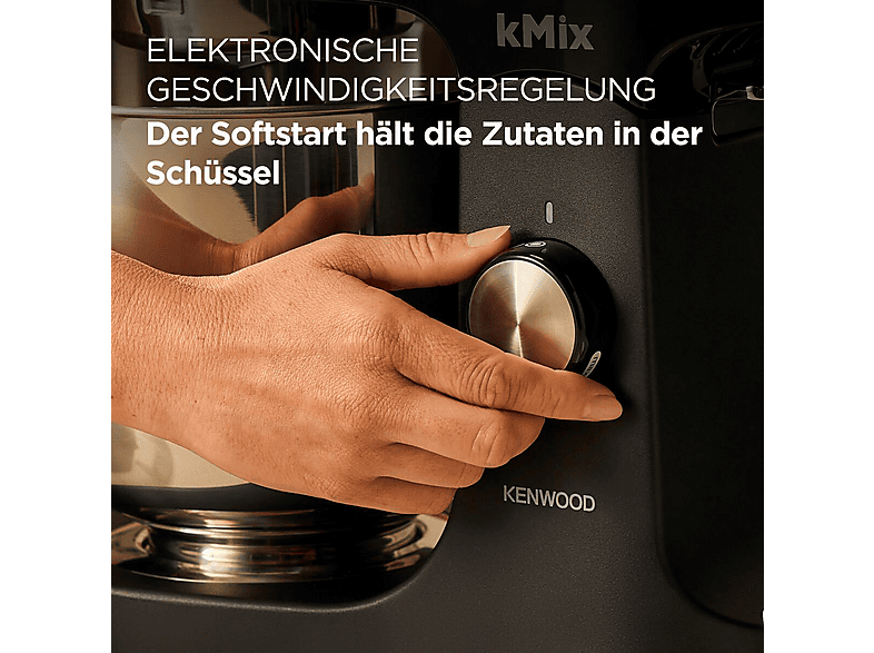 KENWOOD kMix KMX751ABK Küchenmaschine Black (Rührschüsselkapazität: 5 l, 1000 Watt)