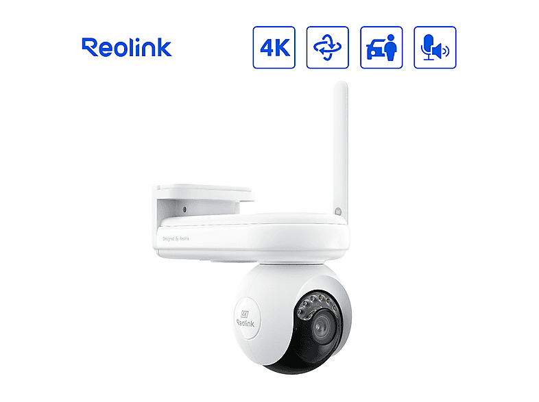 REOLINK Altas Serie B660 mit Solarpanel 3, Akkukameras Daueraufnahme, solarbetrieben, 4K UHD, 20000 mAh Akku, bis zu 512 GB microSD-Karte, Überwachungskamera