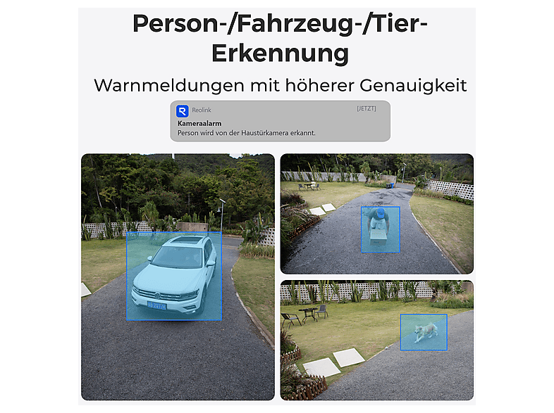 Reolink Series B660, Überwachungskamera mit Solarpaneel (für Innen + Außen, Nachtsichtfunktion, Solar, weiß) — Foto 5 von 5