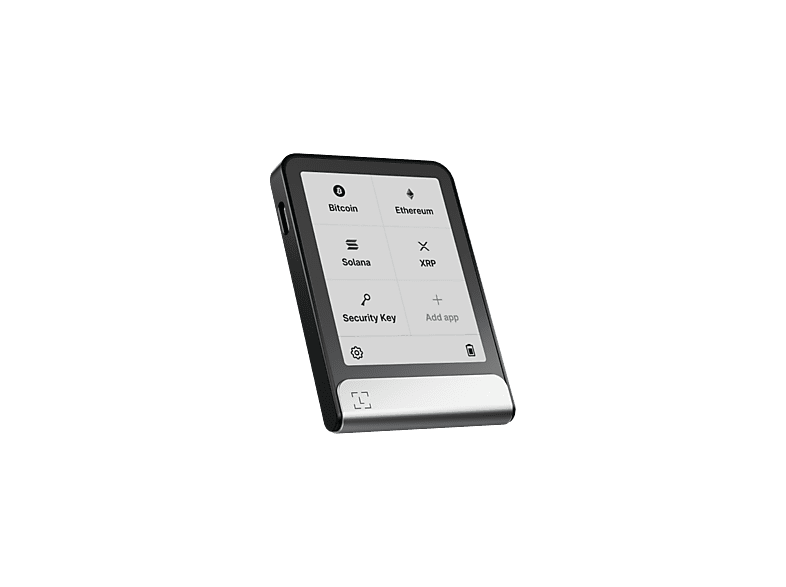 Crypto Wallet - Ledger Flex™, Pantalla táctil de E Ink® 2.84", Bluetooth, Batería 200 mAh, Gris