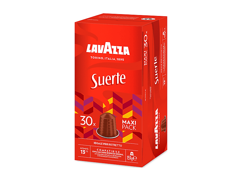 LAVAZZA Caffè in capsule SUERTE 30 CAPS NCC ALU, Nespresso Original, 0,159 kg