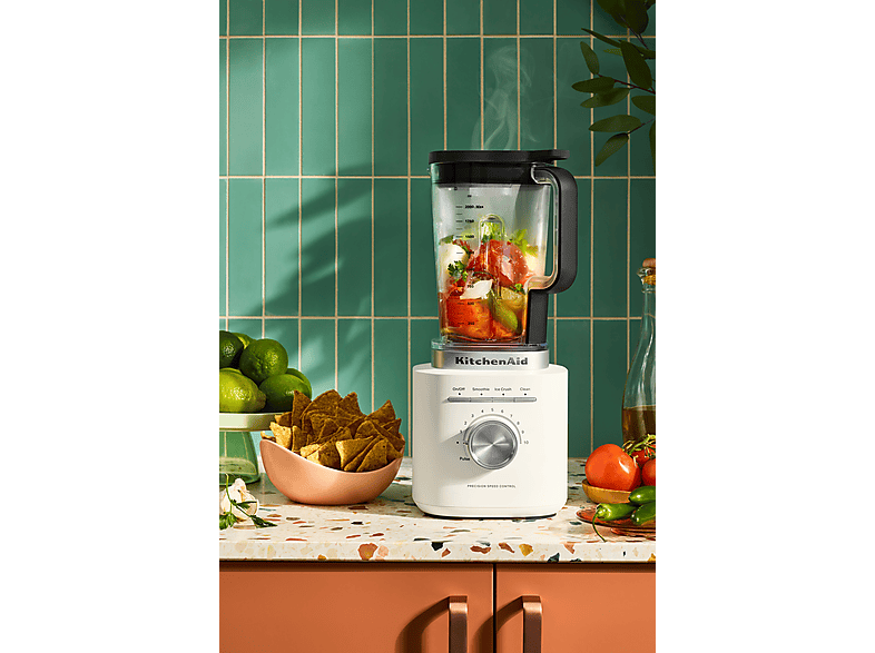 Kitchen Aid 5KSB2073EPL Pure Power Standmixer (Porcelain White, 1700 Watt, 2 l) — Foto 2 von 5