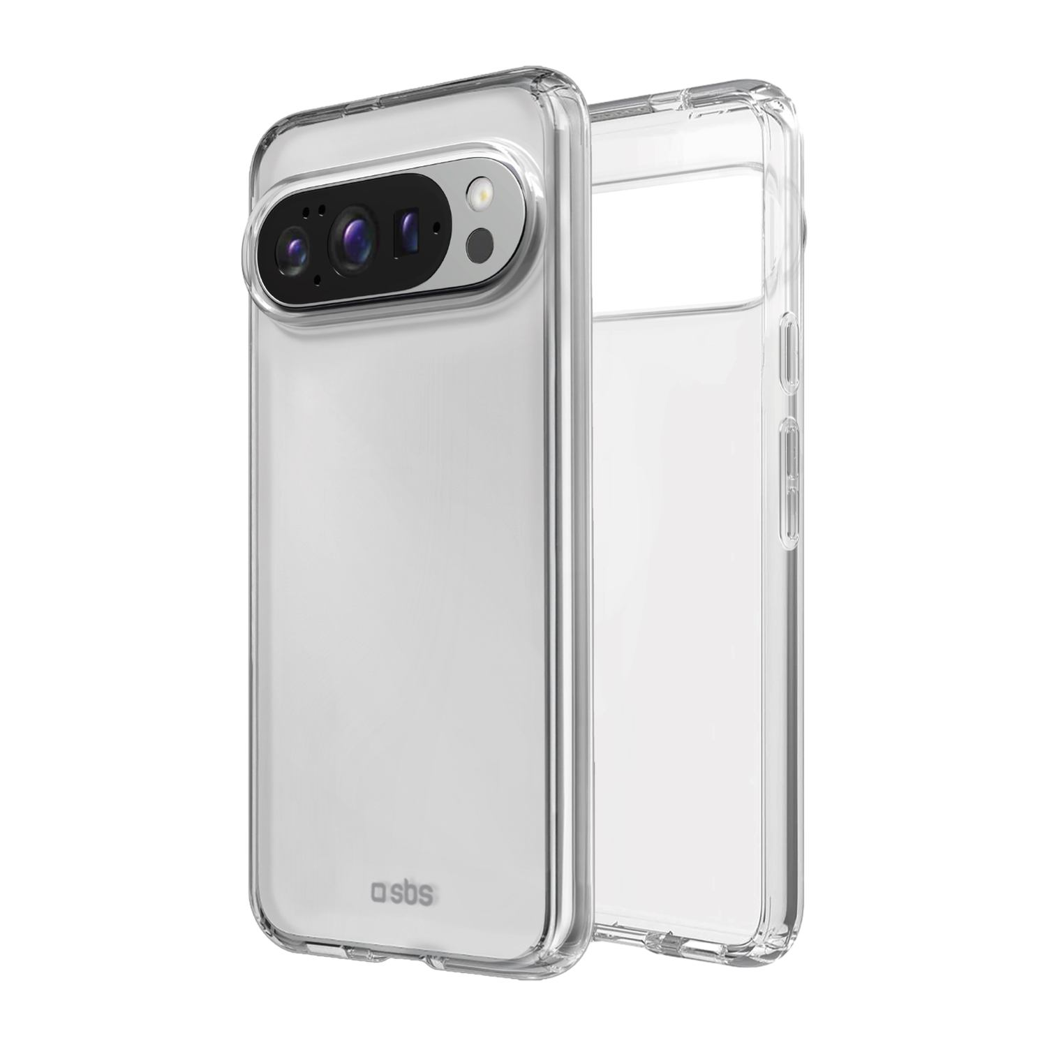 SBS MOBILE Skinny Telefoonhoesje voor Google Pixel 10, Pixel 10 Pro Transparant afbeelding
