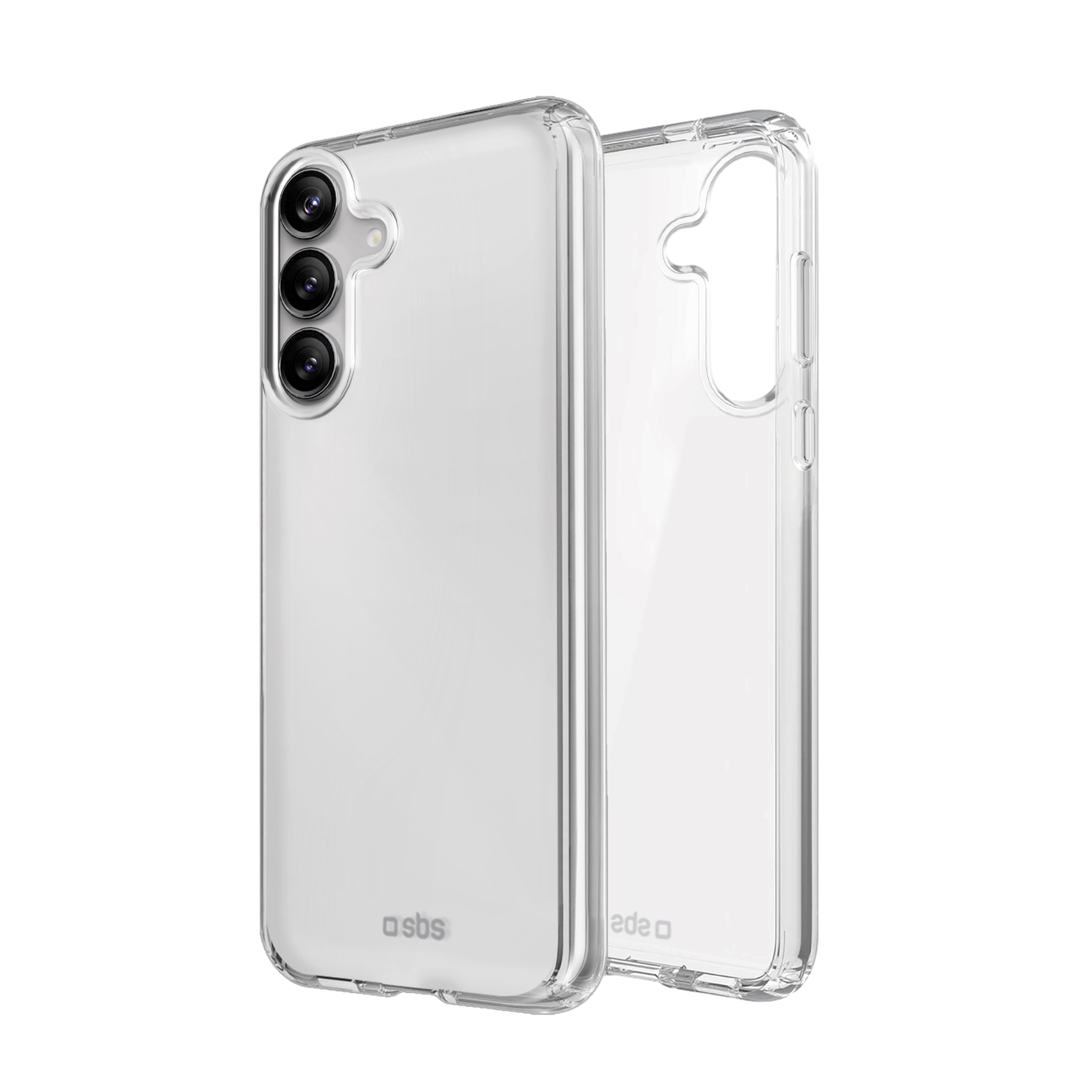 SBS MOBILE Skinny Telefoonhoesje voor Samsung Galaxy S25 FE Transparant afbeelding