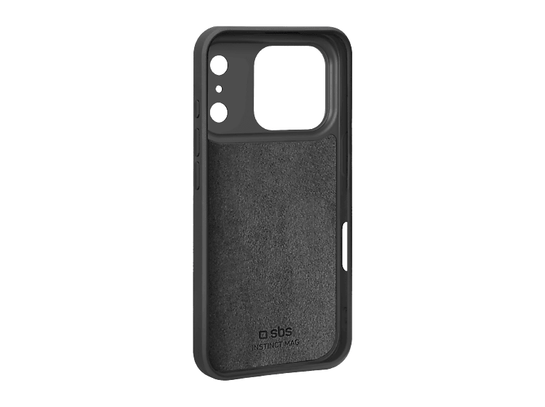 Coque SBS Instinct MagSafe pour iPhone 17 Pro Noire