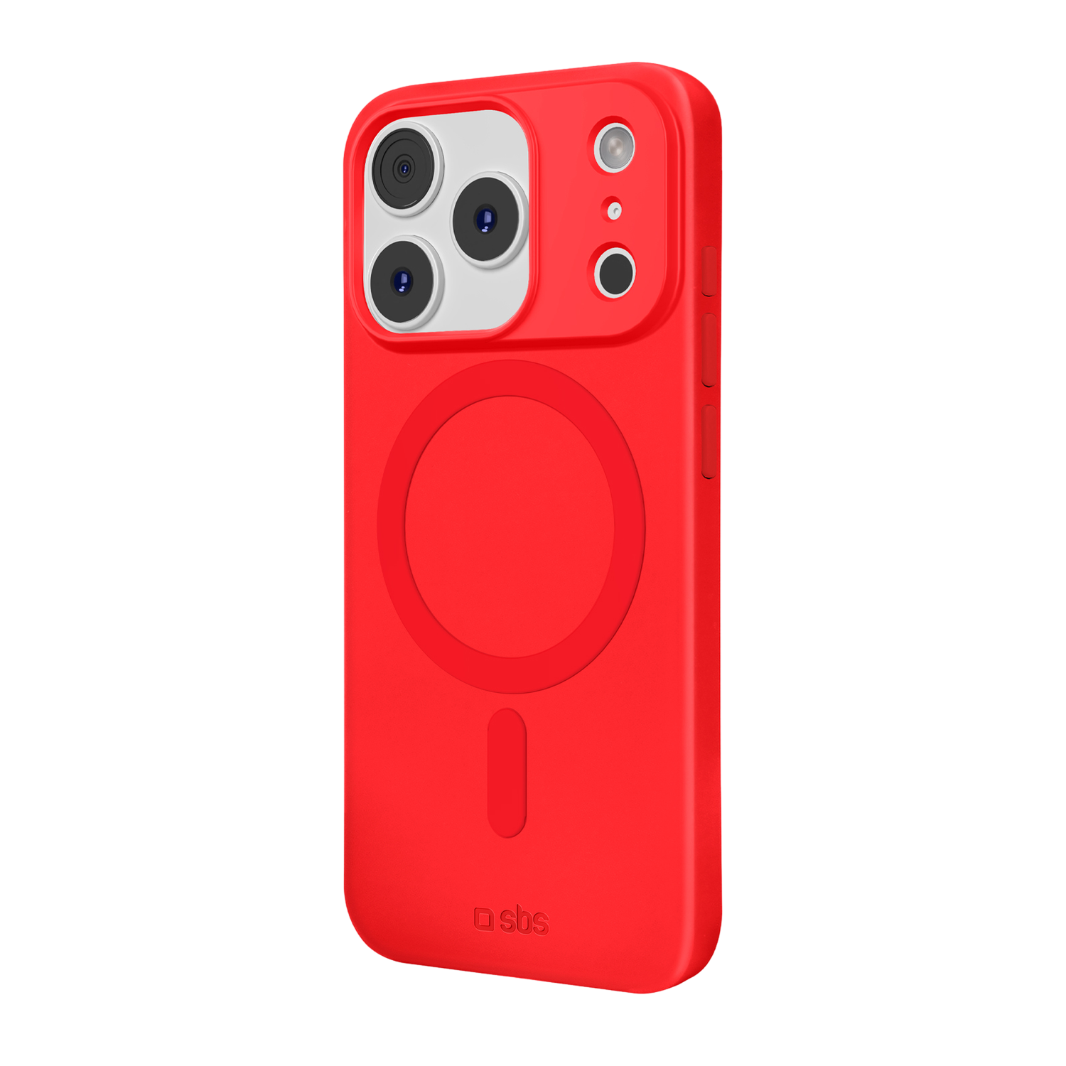 Sbs Instinct Magsafe Telefoonhoesje Voor Apple Iphone 17 Pro Rood