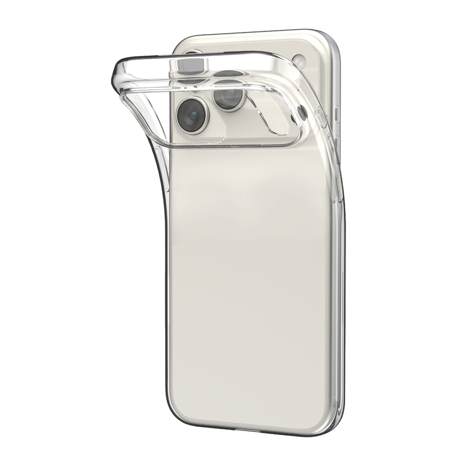 PURO Nude GRS Telefoonhoesje voor Apple iPhone 17 Pro Max Transparent afbeelding