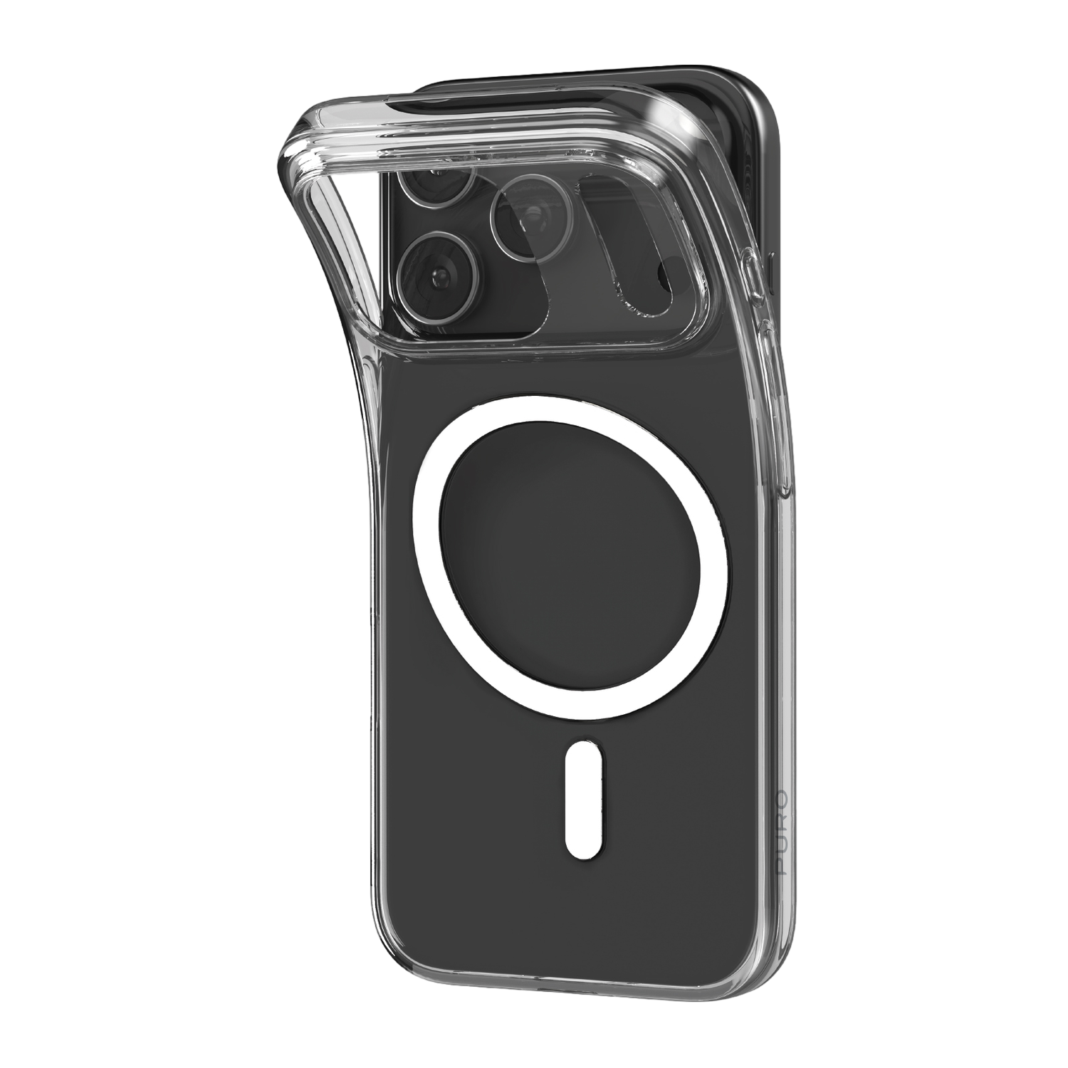 Puro Nude Grs Magsafe Telefoonhoesje Voor Apple Iphone 17 Pro Max Transparent