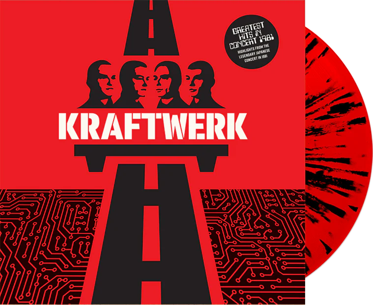 Kraftwerk - Greatest Hits In Concert 1981 (Limited Splatter Vinyl) (Vinyl LP (nagylemez))