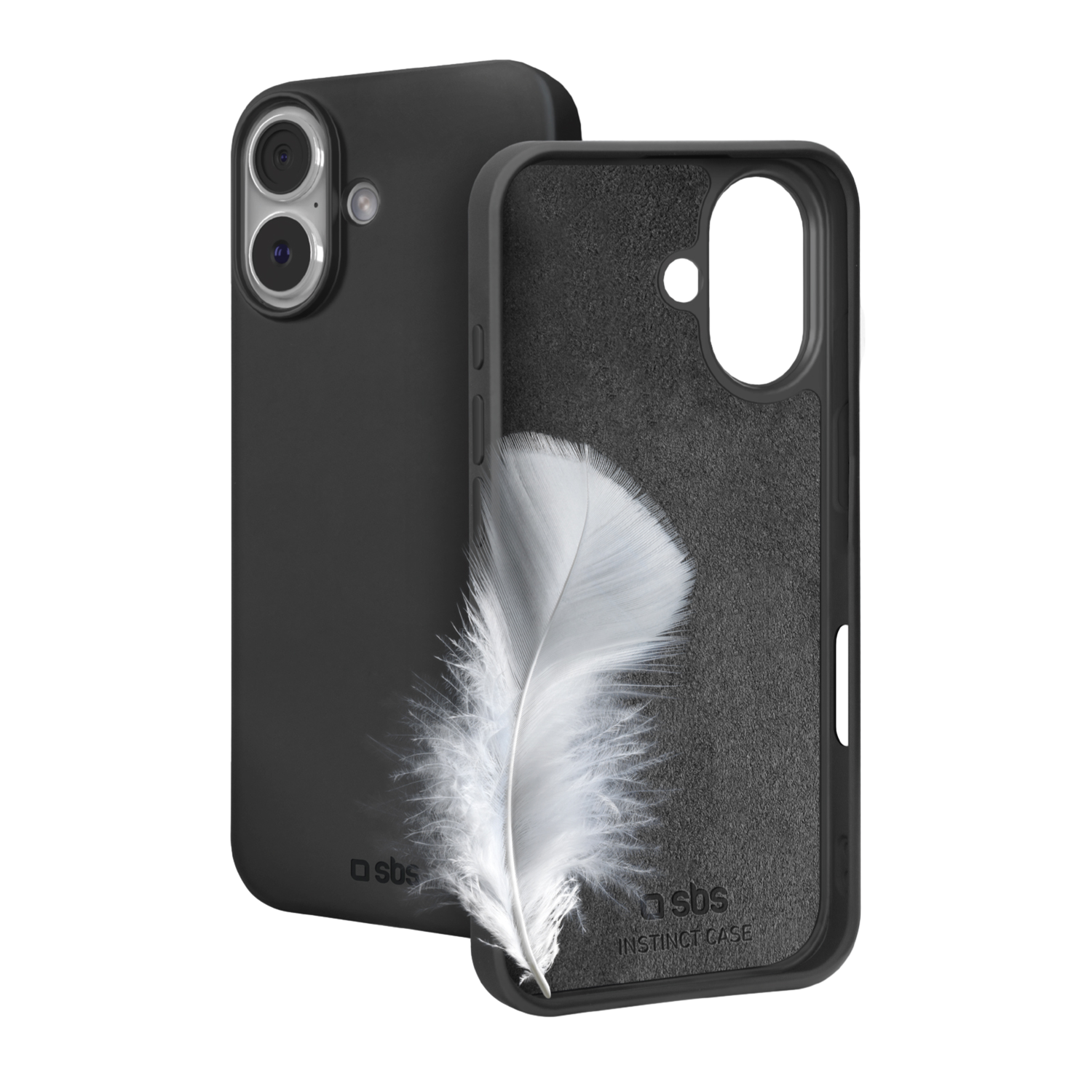 SBS MOBILE Instinct Telefoonhoesje voor Apple iPhone 17 Zwart afbeelding