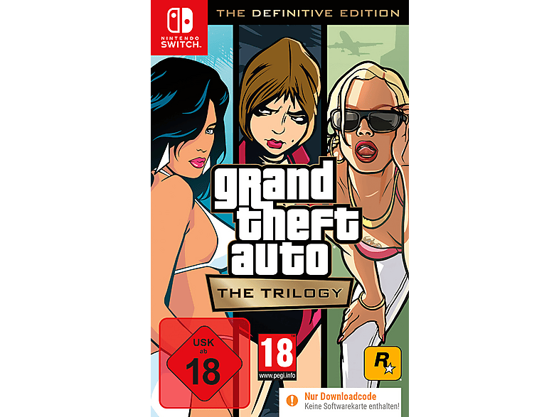 GTA Trilogy Definitive Edition (Code in the Box) - Nintendo Switch [Code in the box]