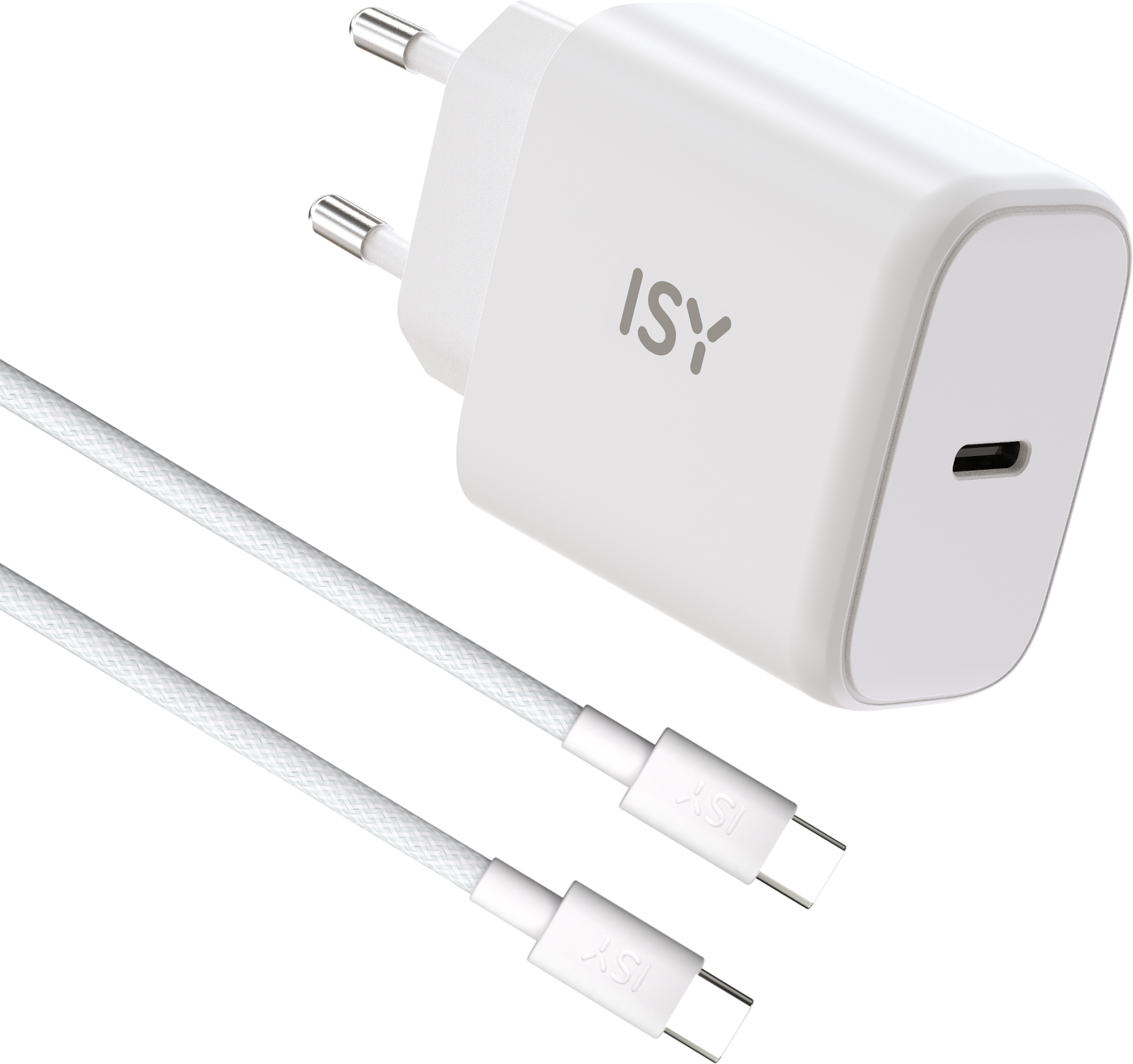 ISY IC-5042 Nintendo Switch GaN hálózati töltő adapter, 45W, 1,5 m, fehér