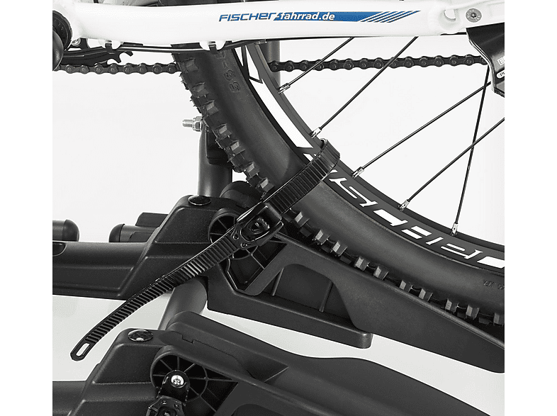 FISCHER 10444 Heck-Fahrradträger, Schwarz)