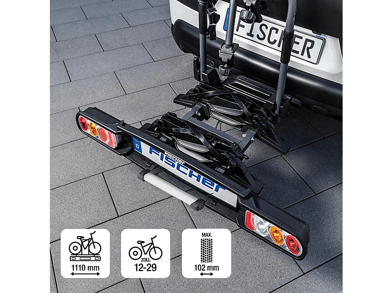 FISCHER 10397 KUPPLUNGSTRÄGER PROLINEEVO INTERNAT. WS., Schwarz)