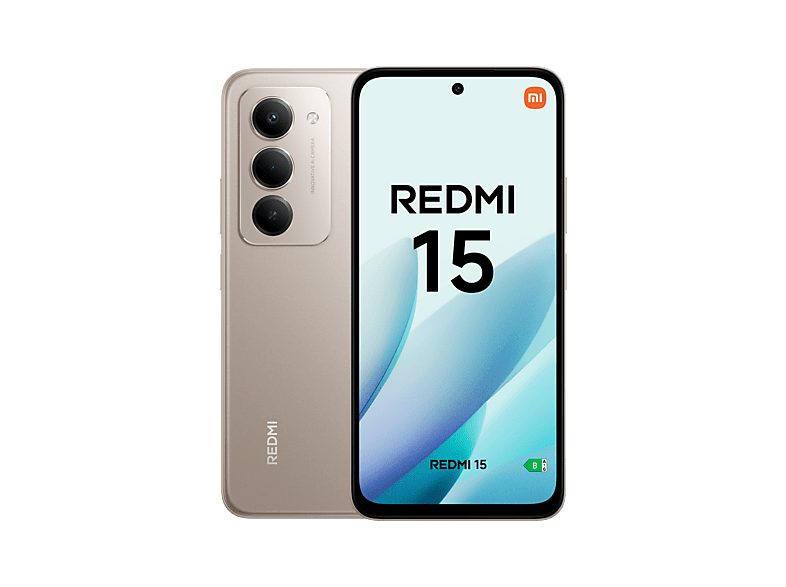 Móvil - Xiaomi Redmi 15, Gris Titán, 256 GB, 8 GB RAm, 6.9" FHD+, Snapdragon® 685, 7000 mAh