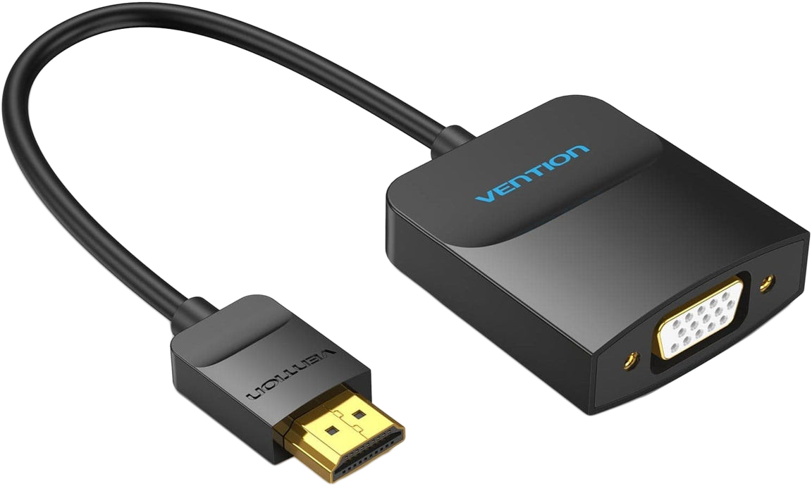 VENTION HDMI - VGA adapter, 15 cm, fekete (42154)