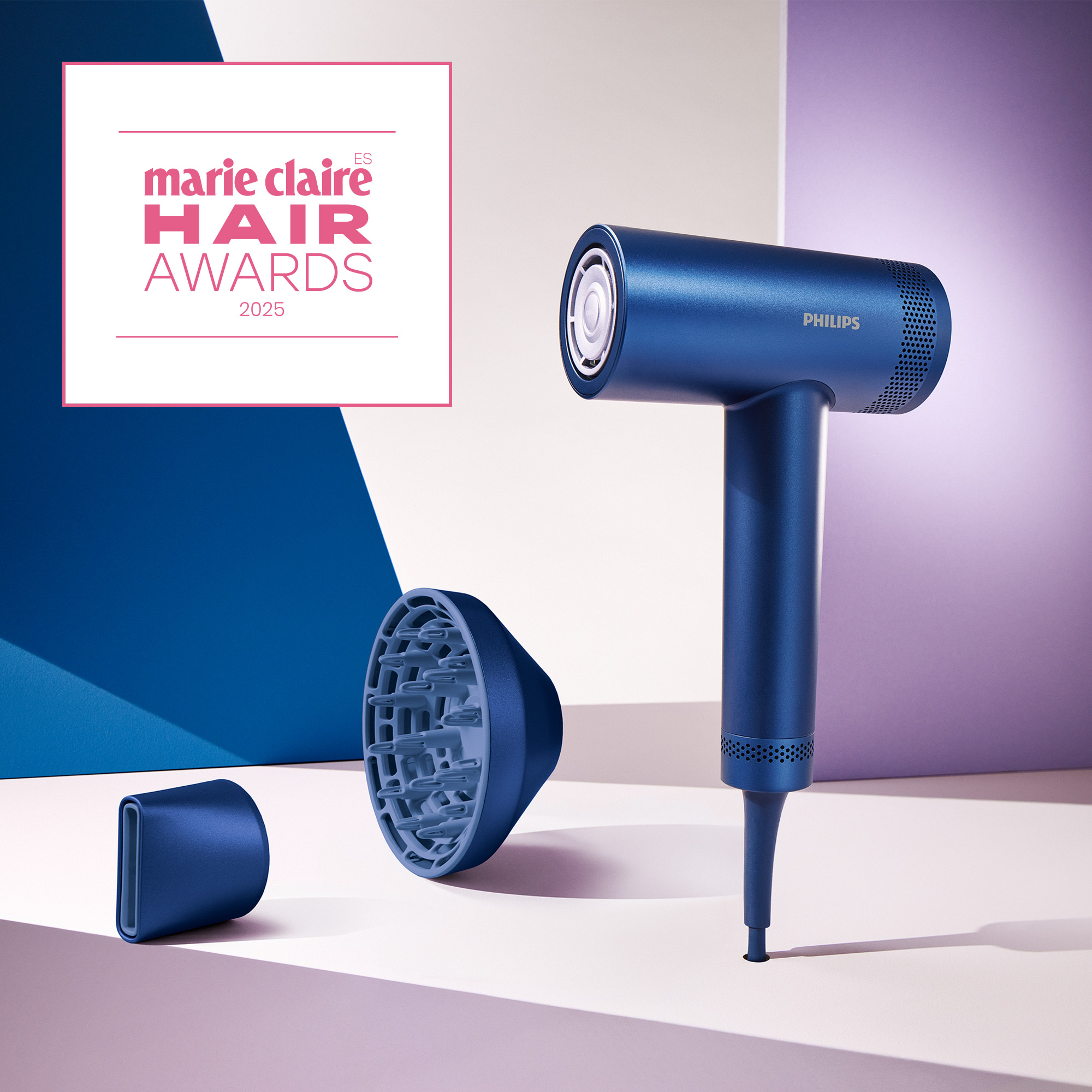 Secador Philips SERIE 8000 BHD839/10, 1400 W, Niveles de calor