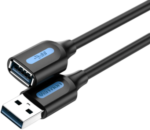 VENTION USB-A 3.0 - hosszabbító kábel, PVC, 0,5 méter (CBHBD)