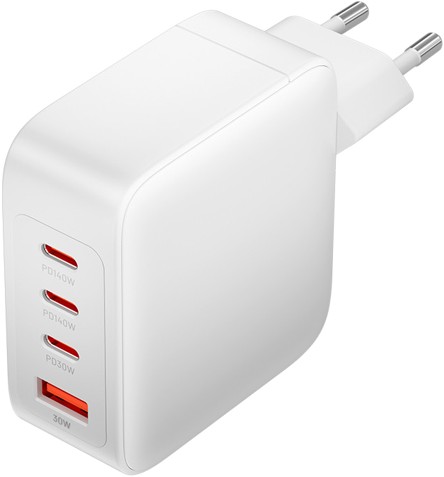 VENTION Hálózati töltő adapter, max. 140 Watt, 3xType-C, 1xUSB-A, GaN, fehér (FEIW0-EU)
