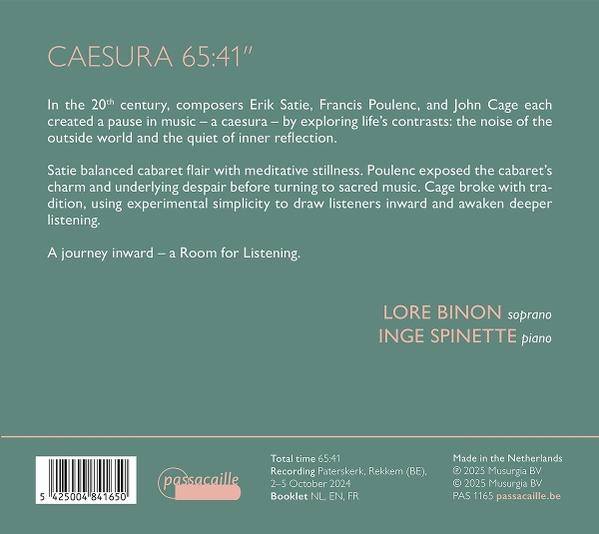 CD-Cover mit Text über Musik, Künstlernamen und Barcode. Der Hintergrund ist grün.