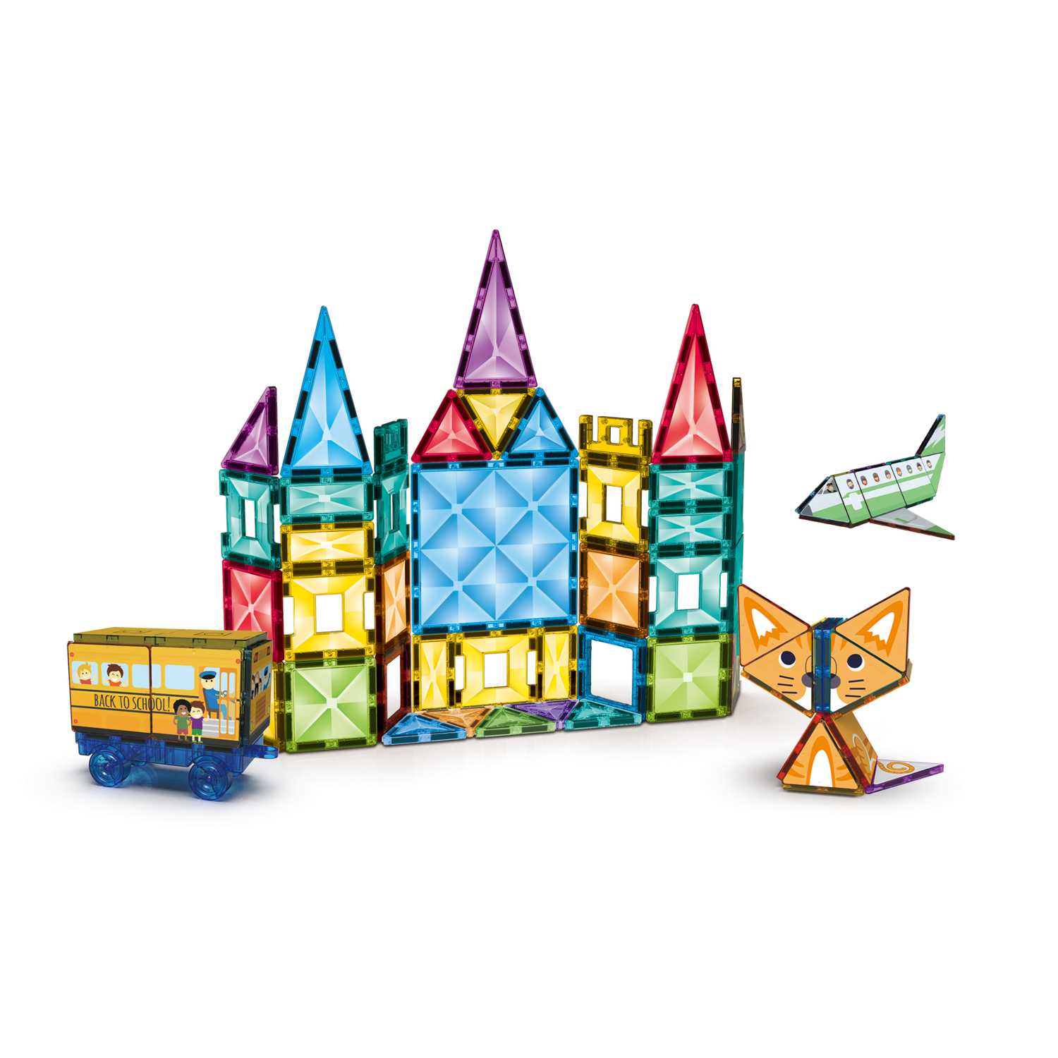 Pirox Toys Stem 100pcs Magnetic Blocks